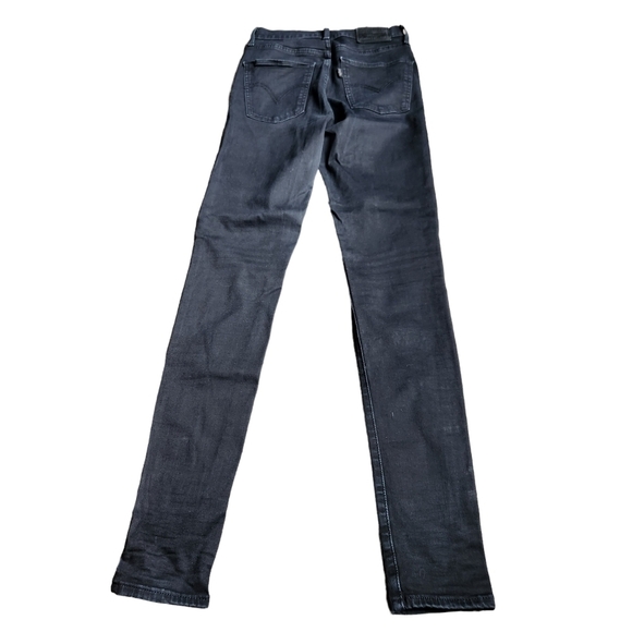 Levi Strauss & CO mile high super skinny black denim  Jean pants 27x32 - Picture 8 of 10